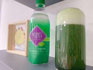 몽베스트 Montbest with Sparkling water Lime20병 — 4.5점을 준 리뷰어가 2021년 10월 올린 사용 사진