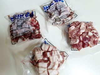 찐신선 한끼한팩 미국 냉동 목살 & 네덜란드 냉동 삼겹살 SET — 5점을 준 리뷰어가 2021년 11월 올린 사용 사진