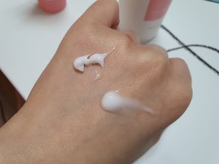 화이트리 채움 베리어 로션, 베리어 크림 세트 — 5점을 준 리뷰어가 2021년 1월 올린 사용 사진