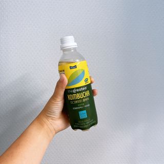 더그레잇티 콤부차 [매일유업] 더그레잇티 44kcal 콤부차 300ml *12개입 (오리지널 6개+베리리치 6개) — 4.5점을 준 리뷰어가 2023년 7월 올린 사용 사진