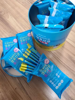 헬스업 프로바이오 생유산균 퍼스트 新 — 5점을 준 리뷰어가 2021년 5월 올린 사용 사진