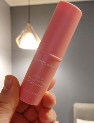 스킨큐어 산다화 카멜리아 안티 링클 멀티밤 — 5점을 준 리뷰어가 2022년 10월 올린 사용 사진