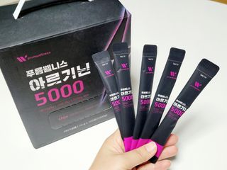 [푸름웰니스] 아르기닌 5000 (10g x 100포) — 5점을 준 리뷰어가 2022년 4월 올린 사용 사진