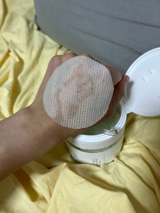 디에이브 더마-테카 바이옴 카밍패드 60매 — 5점을 준 리뷰어가 2022년 11월 올린 사용 사진
