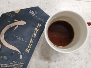 [비린내 완벽제거] 본황칠 통장어 국내산 장어즙 아르기닌 2800mg 장어즙효능 기력보강 — 5점을 준 리뷰어가 2022년 8월 올린 사용 사진