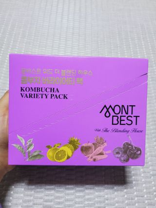 몽베스트 위드더 블랜딩 하우스 콤부차 _ 버라이어티팩 — 4점을 준 리뷰어가 2023년 5월 올린 사용 사진
