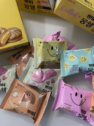 롯데제과 쁘띠몽쉘 마롱몽블랑 — 5점을 준 리뷰어가 2021년 10월 올린 사용 사진