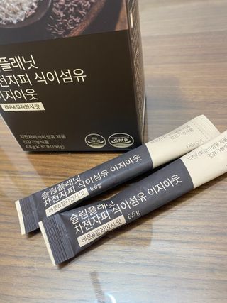 슬림플래닛 차전자피 식이섬유 이지아웃 — 4.5점을 준 리뷰어가 2021년 3월 올린 사용 사진