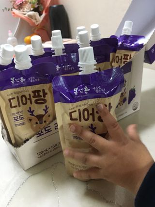 [몸엔용] 우리 아이 건강간식, 달콤한 녹용곤약젤리 디어팡 4종 — 5점을 준 리뷰어가 2021년 11월 올린 사용 사진