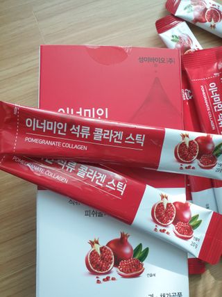 이너미인 석류 콜라겐 스틱 — 5점을 준 리뷰어가 2021년 1월 올린 사용 사진