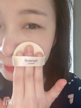 세렌디뷰티 퍼펙트 에어리 래디언스 쿠션 — 5점을 준 리뷰어가 2022년 1월 올린 사용 사진