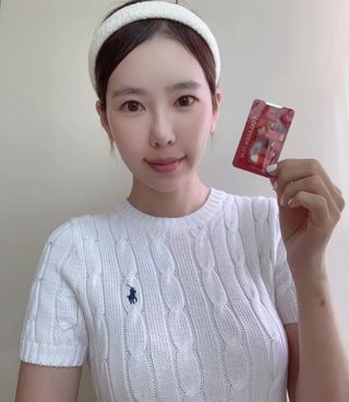 프리마인 귀족의 콜라겐, 92배 흡수율. 럭셔리 프리미엄 셀라브 콜라겐필름 30매 — 5점을 준 리뷰어가 2022년 7월 올린 사용 사진