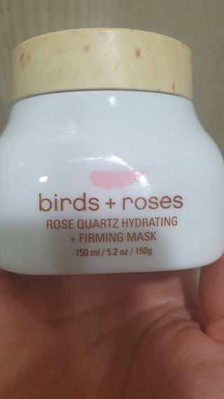 오오하와이 버즈 플러스 로지스 로즈 쿼츠 하이드레이팅 플러스 퍼밍 마스크 150g — 5점을 준 리뷰어가 2021년 1월 올린 사용 사진