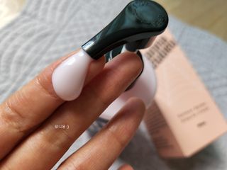 난나 살몬 스파이더 검버섯 미백 톤업 화이트닝 연어 앰플 크림 300ml 대용량 — 5점을 준 리뷰어가 2022년 8월 올린 사용 사진
