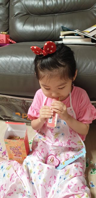다나음 셀렌에 빠진 아연면역젤리 열대과일맛+사과맛 — 5점을 준 리뷰어가 2021년 3월 올린 사용 사진