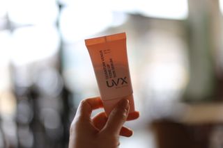 UVX 퀀텀 비너스 맑은 톤업 선세럼 — 5점을 준 리뷰어가 2024년 2월 올린 사용 사진