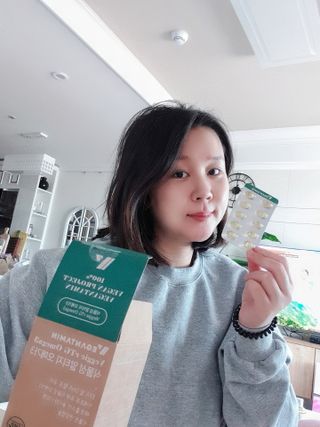 비건타민 식물성 알티지 오메가3 — 5점을 준 리뷰어가 2021년 3월 올린 사용 사진