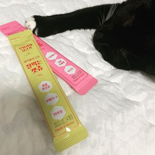 페페로니 잘 먹는 캣츄 - 무항생제 닭고기 12개 + 알래스카 연어 12개 — 5점을 준 리뷰어가 2021년 7월 올린 사용 사진