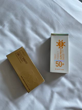 약손명가코스메틱 에오스보떼 퍼펙트 선 프로텍터 선크림 / 인_아웃 스킨 핏 비비크림 세트 구성 — 4점을 준 리뷰어가 2021년 7월 올린 사용 사진