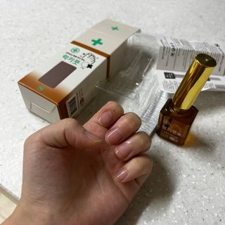 유케어 YOU CARE 문제성 손발톱케어_럭키풋 — 5점을 준 리뷰어가 2022년 9월 올린 사용 사진