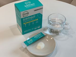 [유산균] 오마이락 장편한습관 프로바이오틱스 30P — 5점을 준 리뷰어가 2022년 11월 올린 사용 사진