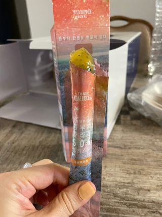 엘리샤코이 아임얼라이브 콤부차 콜라겐 506 스틱젤리 패션프루트 — 4.5점을 준 리뷰어가 2021년 10월 올린 사용 사진