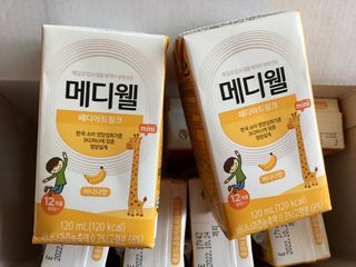 메디웰 페디아드링크 미니 바나나맛 — 5점을 준 리뷰어가 2022년 8월 올린 사용 사진