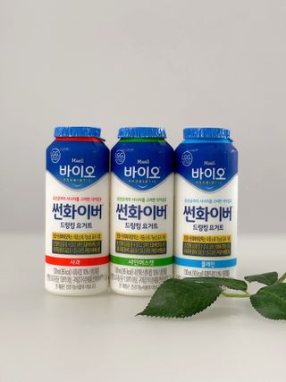 LIVE 매일바이오 썬화이버 드링킹 요거트 — 5점을 준 리뷰어가 2022년 8월 올린 사용 사진