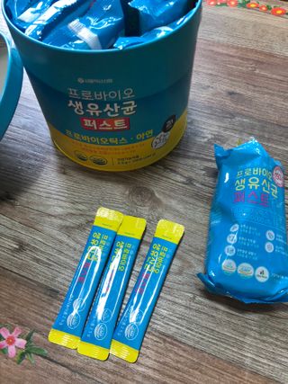 헬스업 프로바이오 생유산균 퍼스트 新 — 5점을 준 리뷰어가 2021년 5월 올린 사용 사진