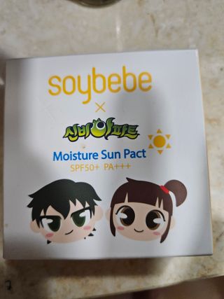 소이베베X신비아파트 모이스쳐 선팩트 SPF50+ PA+++ — 5점을 준 리뷰어가 2023년 4월 올린 사용 사진