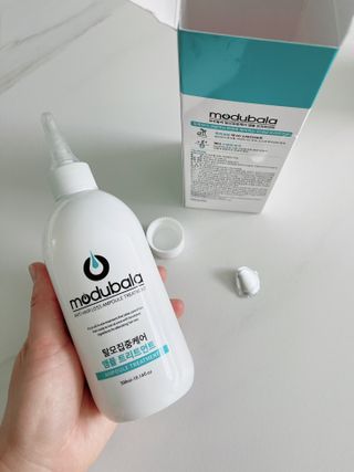 모두발라 탈모집중케어 앰플 트리트먼트 — 5점을 준 리뷰어가 2022년 3월 올린 사용 사진