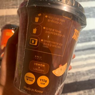 유비쿡 컵떡볶이 매운컵떡볶이2개/ 짜장컵떡볶이 2개  총 4개세트 — 4.5점을 준 리뷰어가 2021년 2월 올린 사용 사진