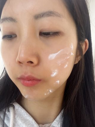 비프리코스메틱 뉴 프레쉬 크림 80ml — 4.5점을 준 리뷰어가 2023년 2월 올린 사용 사진