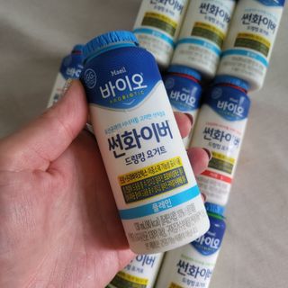 LIVE 매일바이오 썬화이버 드링킹 요거트 — 5점을 준 리뷰어가 2022년 8월 올린 사용 사진