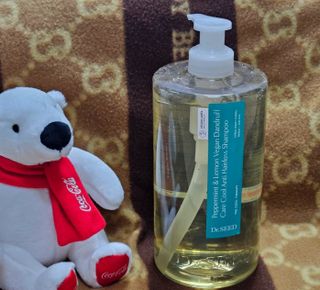 닥터시드 페퍼민트 앤 레몬 비건 비듬케어 쿨 탈모 샴푸 (1000ml) — 5점을 준 리뷰어가 2024년 2월 올린 사용 사진