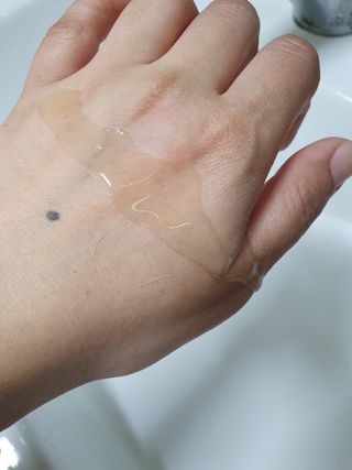 스킨큐어 산다화 순한 클렌징 동백 오일 200ml — 5점을 준 리뷰어가 2023년 5월 올린 사용 사진