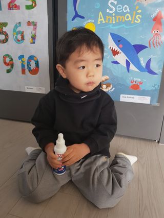 셀바이져 항균 스프레이 핸드워시 + 키즈세정제 SET — 5점을 준 리뷰어가 2021년 3월 올린 사용 사진