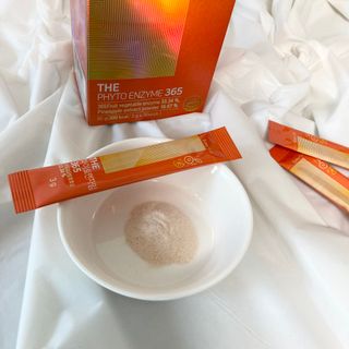 [닥터루템]맛있는 파인애플맛 과채효소 THE파이토엔자임365 1box (30포) — 5점을 준 리뷰어가 2022년 10월 올린 사용 사진