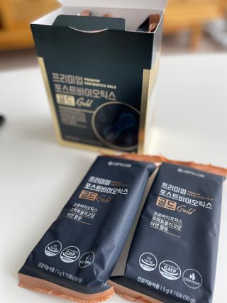 서울약사신협_프리미엄포스트바이오틱스골드_5g x 50포 — 5점을 준 리뷰어가 2021년 3월 올린 사용 사진