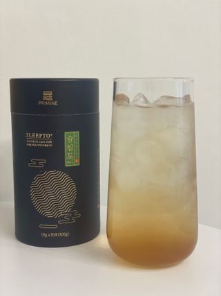 프리마인 자체 기업부설 연구소에서 찾아낸 건강한 수면의 비밀.  슬립토 플러스 30포 — 5점을 준 리뷰어가 2022년 9월 올린 사용 사진