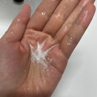 바르셀 저분자피쉬콜라겐 클랜징 파우더 화이트닝 각질제거 필링 워시 젠 90g — 5점을 준 리뷰어가 2021년 11월 올린 사용 사진