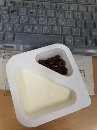 매일바이오 토핑요거트 — 4점을 준 리뷰어가 2021년 5월 올린 사용 사진