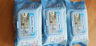 햅스 세균없는 주방 대형 2팩, HAPS sanitizer wipe — 5점을 준 리뷰어가 2022년 2월 올린 사용 사진