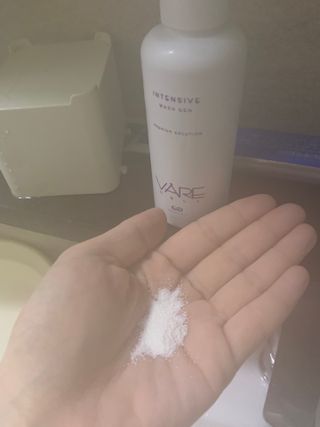 바르셀 저분자피쉬콜라겐 클랜징 파우더 화이트닝 각질제거 필링 워시 젠 90g — 5점을 준 리뷰어가 2021년 11월 올린 사용 사진