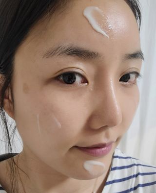 허블룸 콤부차 플랜트바이옴 비건 세럼 & 베지비타민앰플 — 5점을 준 리뷰어가 2021년 3월 올린 사용 사진