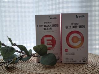 인디닥터 면역 생생 핑크 이뮨 젤리 + 타이탄 BCAA 프로틴 젤리스틱 — 4.5점을 준 리뷰어가 2022년 4월 올린 사용 사진