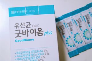 프리마인 유산균 국가지정연구소 선정, 살아있는 생유산균 200억 마리의 힘. 유산균n굿바이옴플러스 — 5점을 준 리뷰어가 2021년 10월 올린 사용 사진