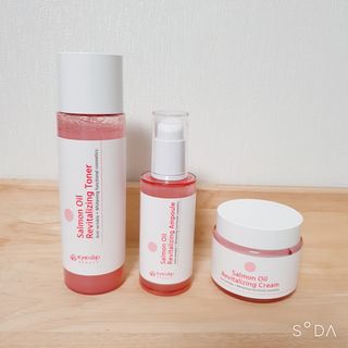 아이앤립 / EYENLIP 아이앤립 연어오일 리바이탈라이징 토너+앰플+크림 3종 세트 — 3점을 준 리뷰어가 2021년 6월 올린 사용 사진