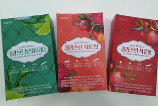 서울에프엔비 콜라스틴 3종 뷰티젤리스틱 45입 [ABC핏 15입 /  석류핏 15입 / 청스피루리나 15입] — 5점을 준 리뷰어가 2021년 7월 올린 사용 사진