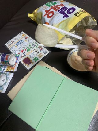 칩스틱 과자젓가락 게이밍젓가락 2ea / KC인증 식품용 — 5점을 준 리뷰어가 2021년 11월 올린 사용 사진